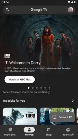 Google TV скриншот 1