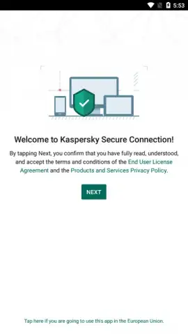 Kaspersky Fast Secure VPN скриншот 1