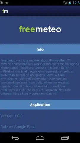 Freemeteo скриншот 1