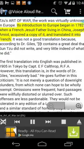 Voice Aloud Reader скриншот 6