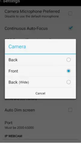 DroidCam скриншот 2