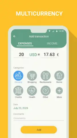 Money manager & expenses скриншот 5