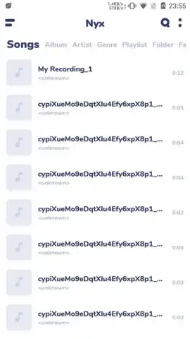 Nyx Music Player скриншот 1
