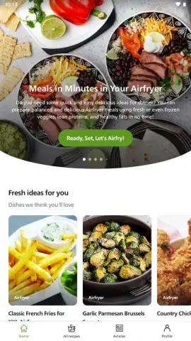 Kitchen+ Airfryer recipes скриншот 1
