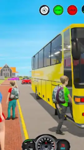 School Bus Driving Games 3D скриншот 8