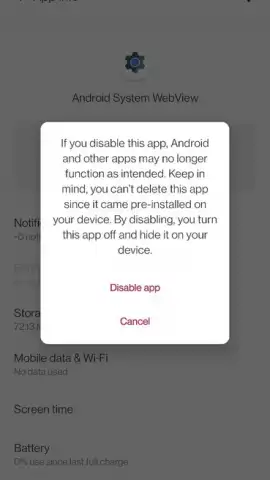 Android System WebView скриншот 13