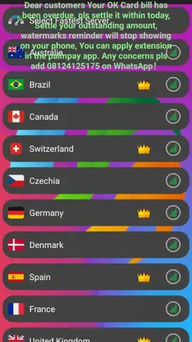 Cellular VPN Proxy World Connect Premium скриншот 2