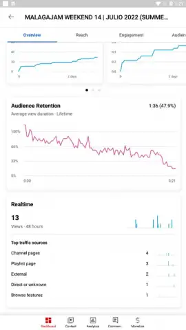 YouTube Studio скриншот 2