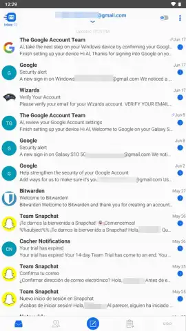 BlueMail скриншот 1