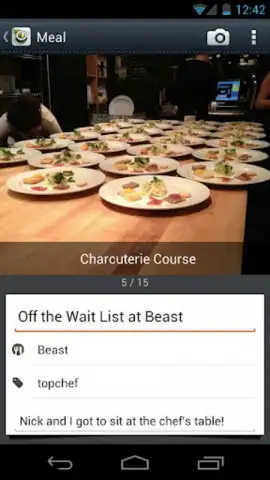 Evernote Food скриншот 2