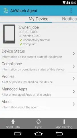 AirWatch Agent скриншот 16