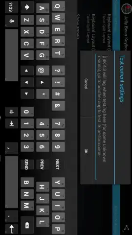 Jelly Bean Keyboard 4.3 скриншот 1