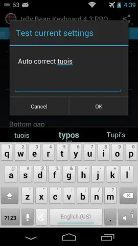 Jelly Bean Keyboard 4.3 скриншот 9