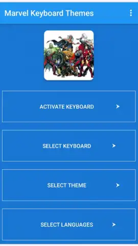 Marvel Keyboard Themes скриншот 2