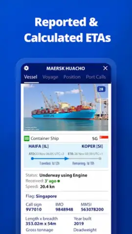MarineTraffic скриншот 16