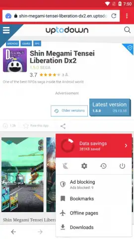 Opera Mini beta скриншот 4