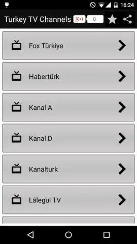 Turkey TV Channels скриншот 1