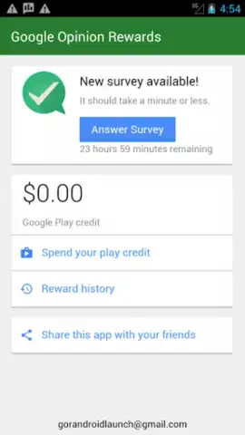 Google Opinion Rewards скриншот 10