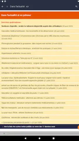 Application Prescrire скриншот 20