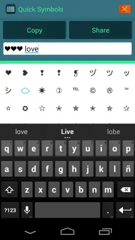 ASCII Text Symbols скриншот 7
