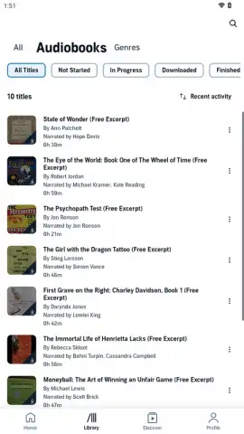 Audible скриншот 8