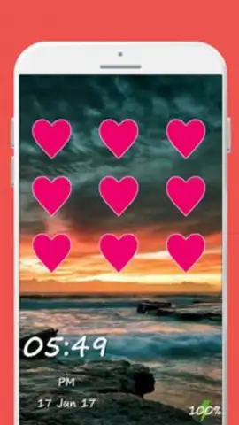 Love Pattern Lock Screen скриншот 3