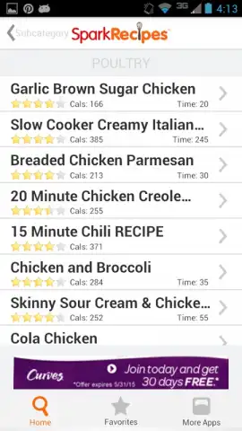 Healthy Recipes - SparkRecipes скриншот 1