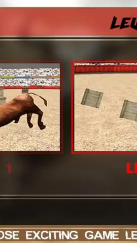 Angry Bull Attack Arena Sim 3D скриншот 1