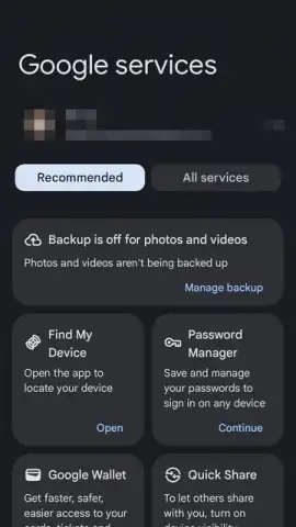 Google Play services скриншот 1