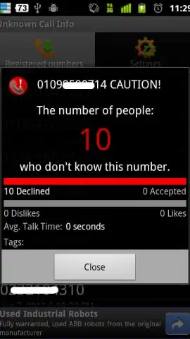 Unknown Call Info. скриншот 5