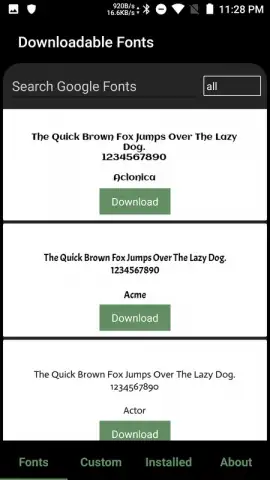 GxFonts - Custom fonts for Samsung Galaxy скриншот 3