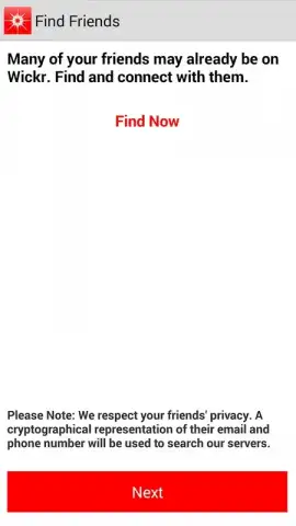 Wickr Me скриншот 3