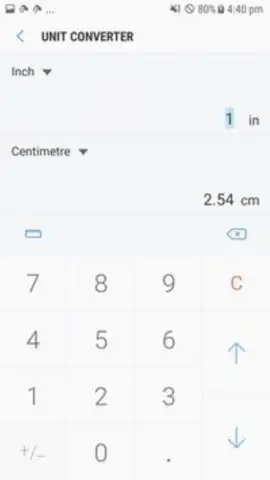 Samsung Calculator скриншот 1