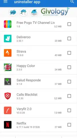 Uninstaller App скриншот 1
