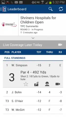 PGA TOUR скриншот 11