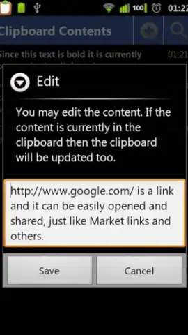 Clipboard Contents скриншот 2