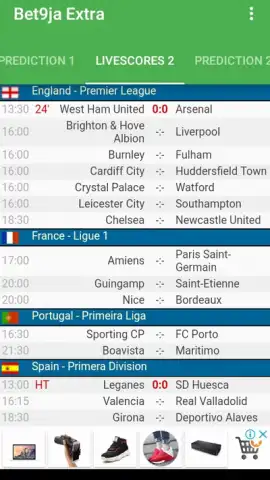 Bet9ja Extra with predictions and Livescores скриншот 4