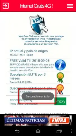 Internet Gratis 4G скриншот 2