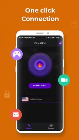 Fire VPN - Vpn Proxy Browser скриншот 7
