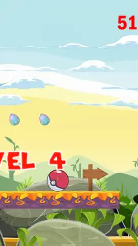 Poke Jumping Ball Adventure скриншот 1