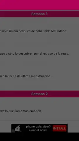Semanas Embarazo скриншот 9