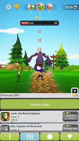 Taps and Dragons - Idle Heroes скриншот 3