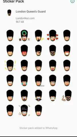 London Guard Stickers скриншот 1