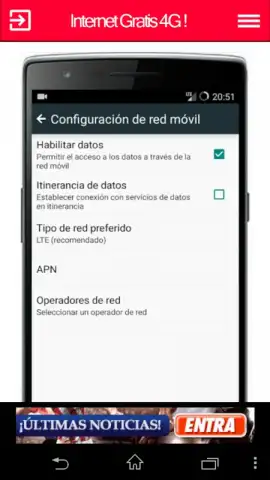 Internet Gratis 4G скриншот 5