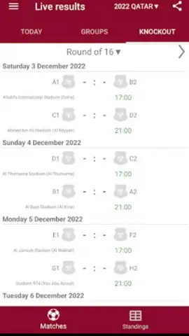 Live Scores for World Cup 2022 скриншот 6