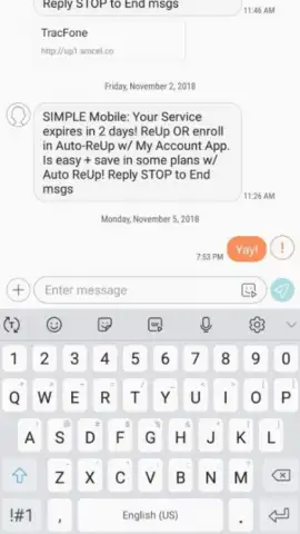 Samsung Messages скриншот 4