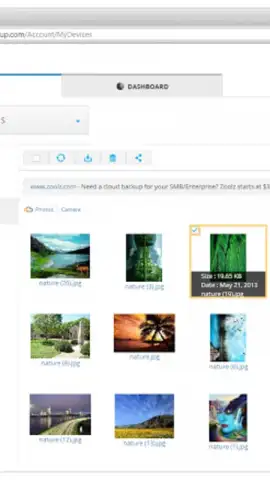 G Cloud Backup скриншот 3