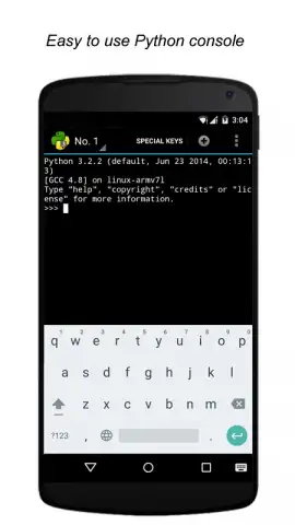 QPython3 скриншот 2