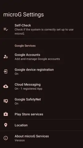 microG Services (GmsCore) скриншот 8