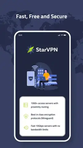 StarVPN - Free Private & Secure VPN скриншот 2